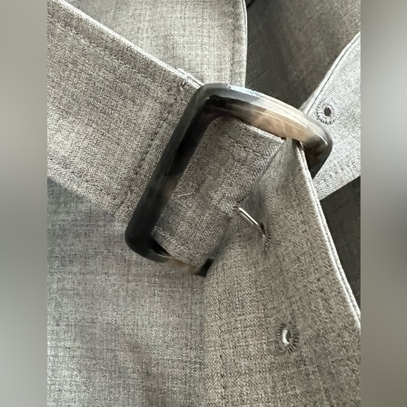 Toteme tailoring trench in light grey 100% wool - Picture 8 of 13